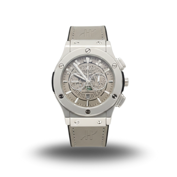 Hublot Chrono Titanium – Grey Alligator/Calfskin Strap Edition