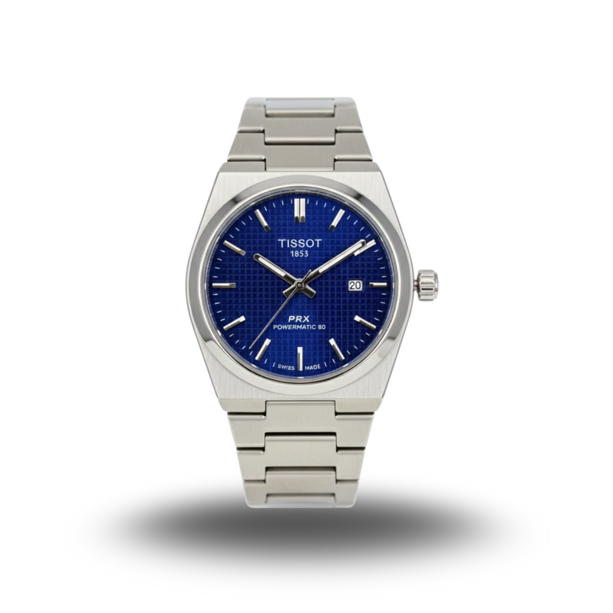 Tissot PRX Powermatic 80 - Deep Blue Waffle Dial Edition