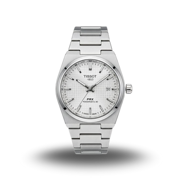Tissot PRX Powermatic 80 - Silver Waffle Dial Edition