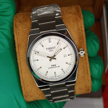 Tissot PRX Powermatic 80 - Silver Waffle Dial Edition
